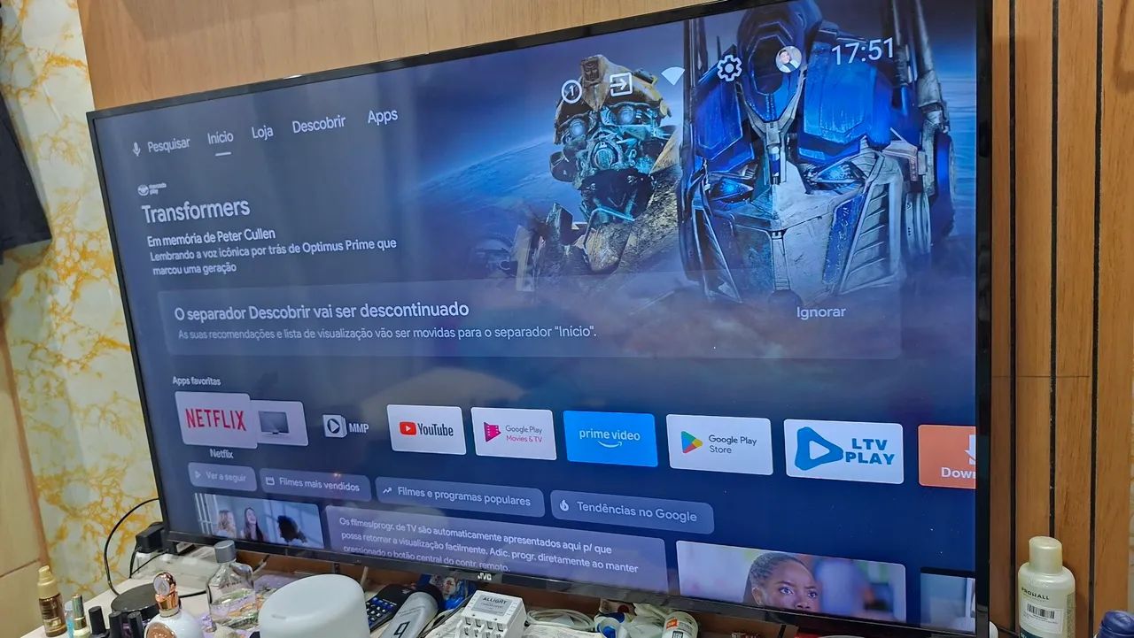 TV smart 55 polegadas 