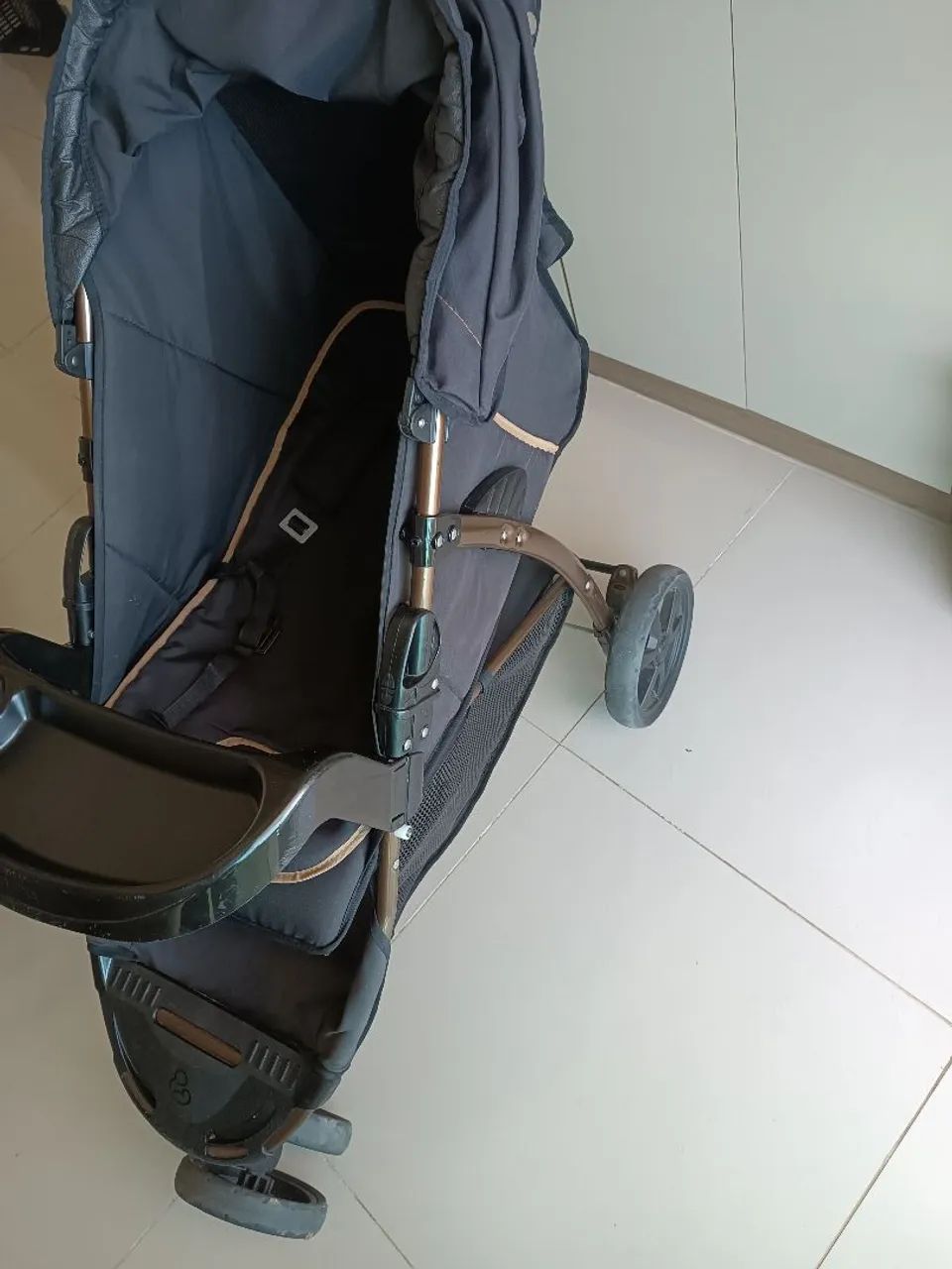 Carrinho de Bebê Galzerano 3 rodas  - Foto 2