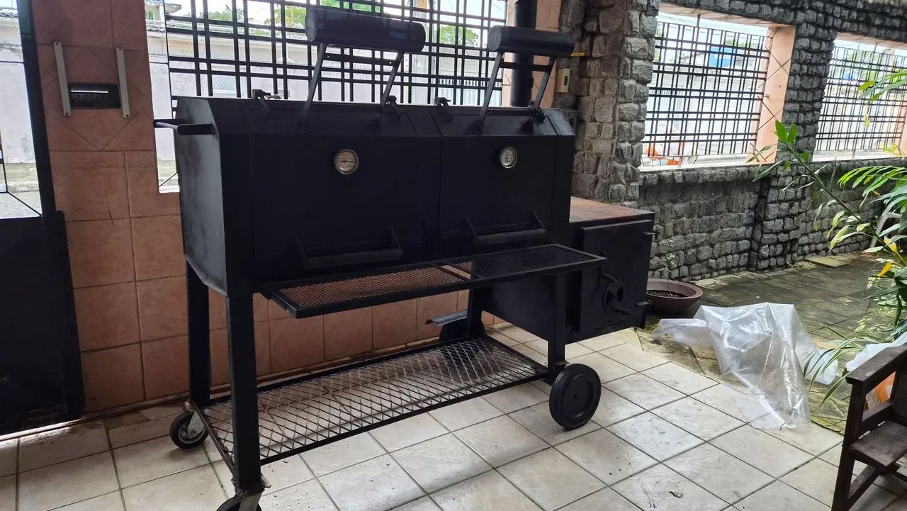 Pit smoker - Defumador - Foto 4