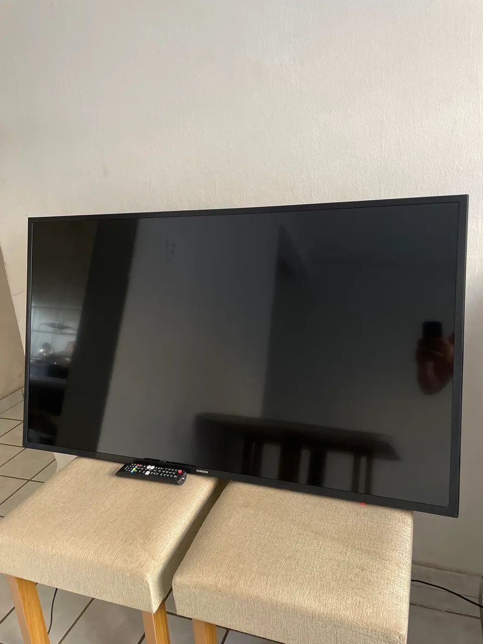 Tv Smart 49 Polegadas 4K Samsung - Muito Nova - Foto 4