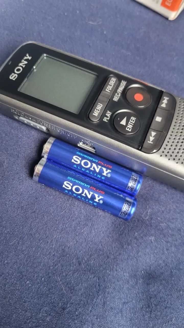 Gravador e lapela Sony - Foto 3
