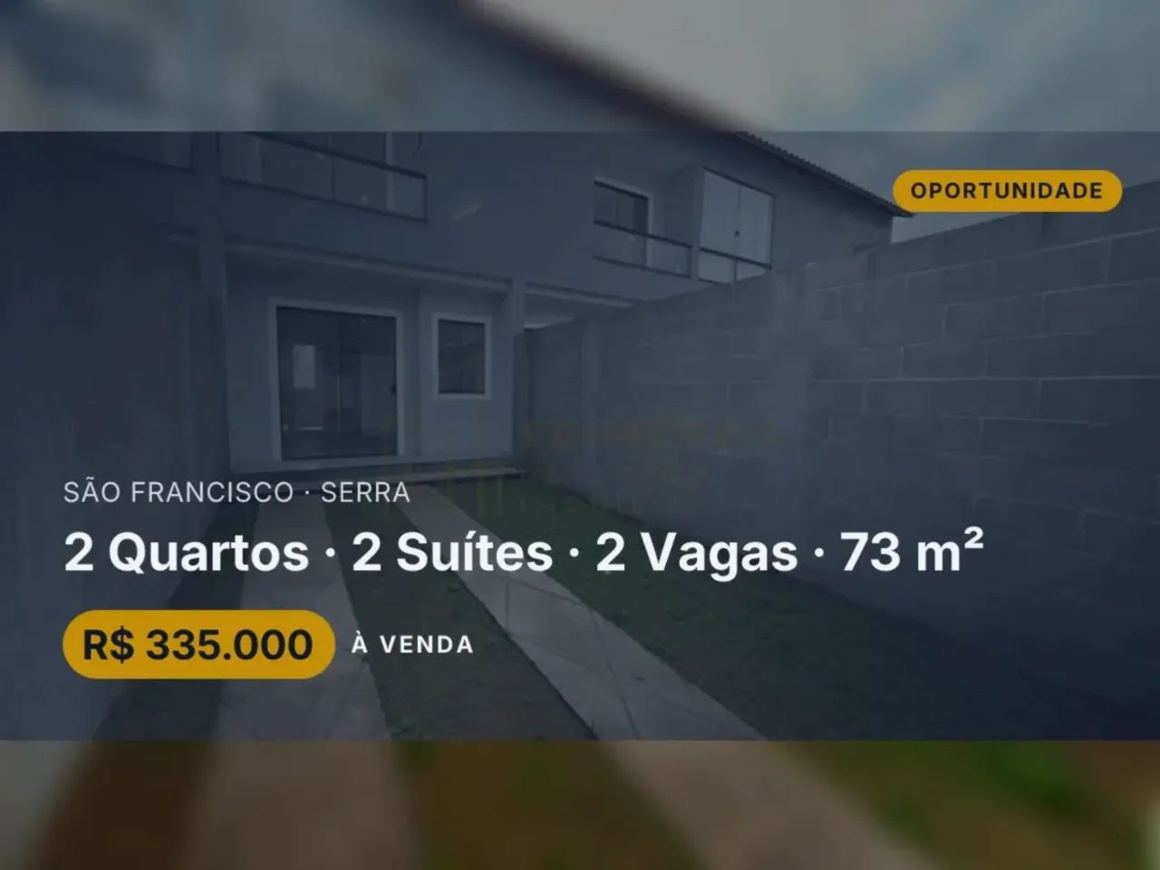 Exclusiva casa duplex com 2 suítes e quintal em São Francisco!