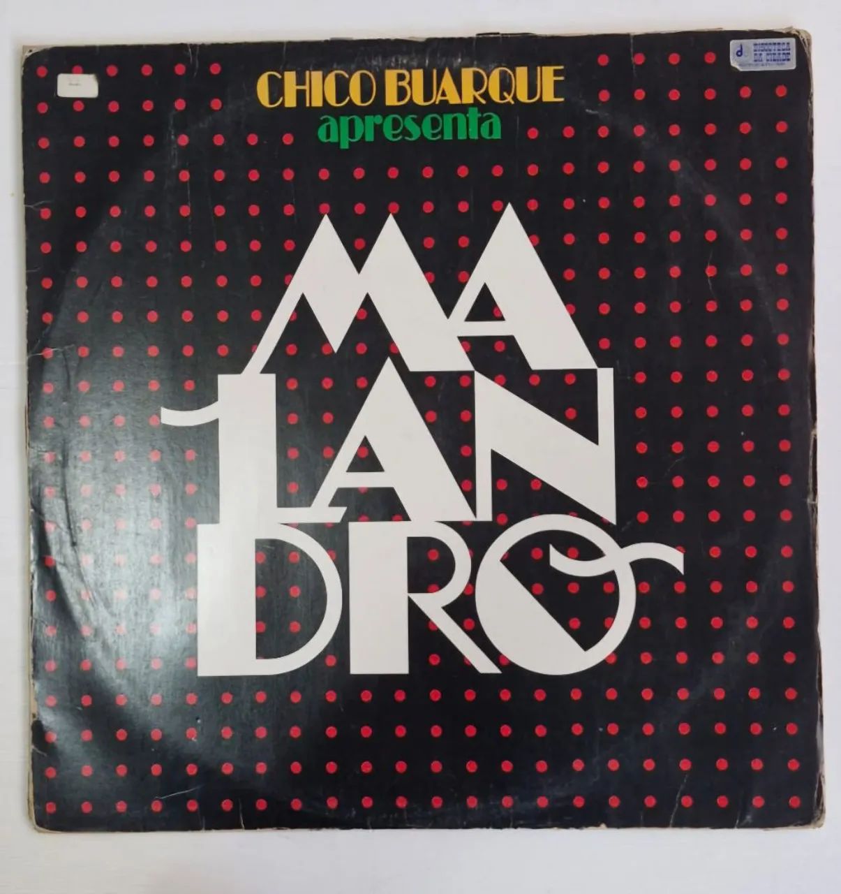 Lp, Malandro, Chico Buarque, Barclay, 1985