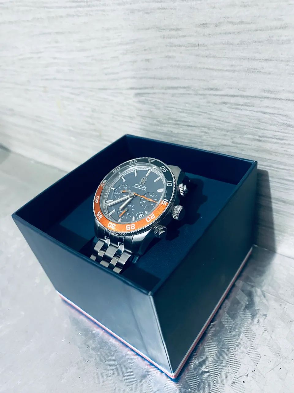 Relógio Tommy Hilfiger Masculino Aço Prateado 1792186 (novo