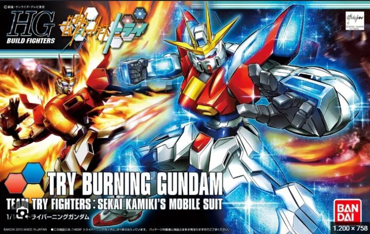 Try Burning Gundam HG Model Kit