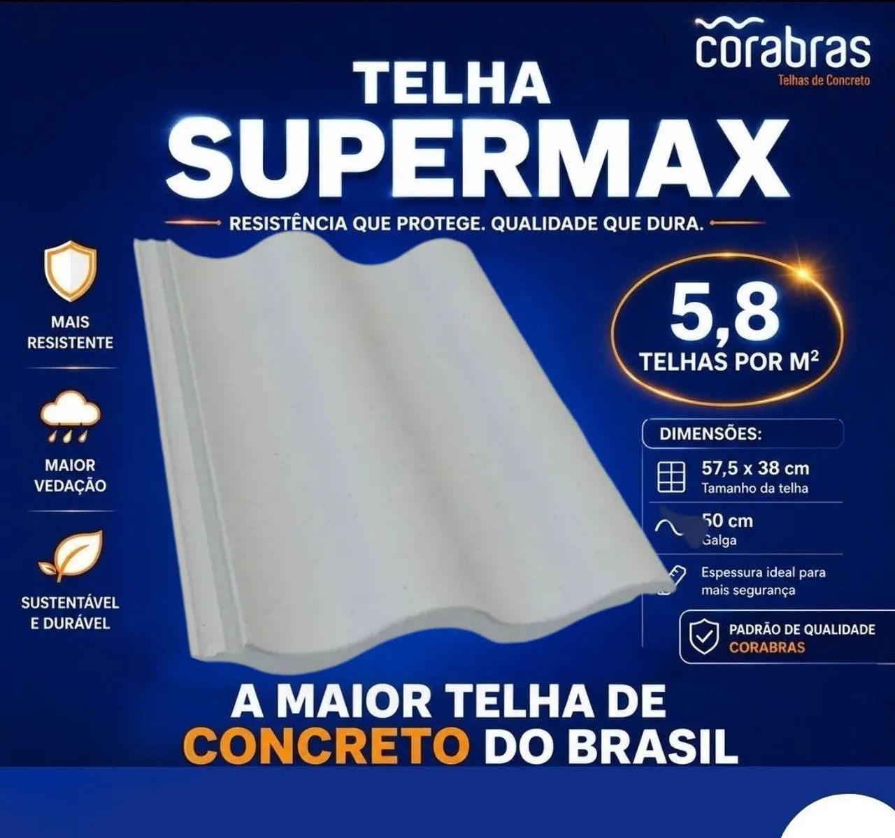 TELHAS DE CONCRETO .    DIRETO DA FABRICA.  - Foto 5