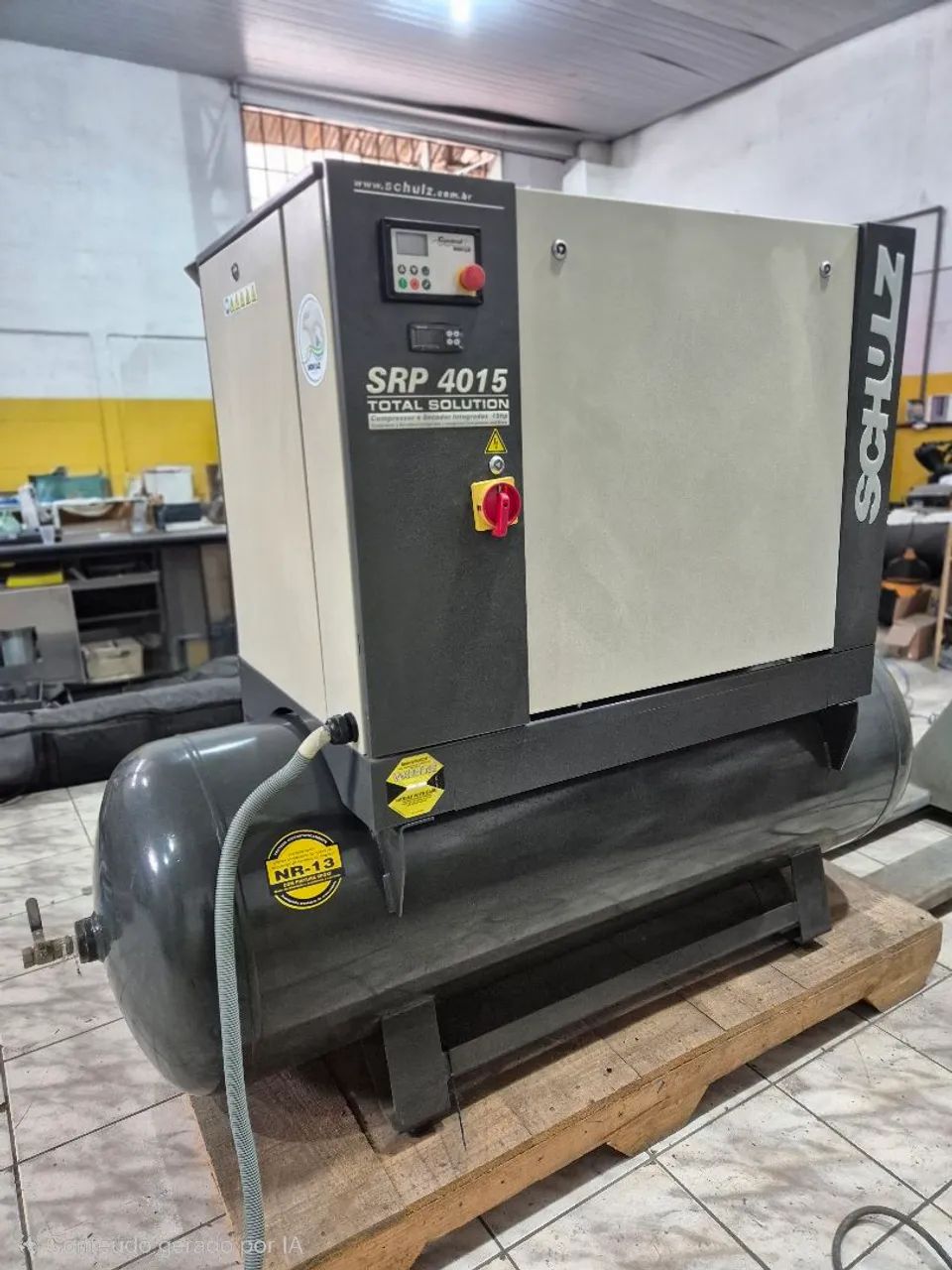 Compressor parafuso 15hp SRP 4015 schulz - Foto 2