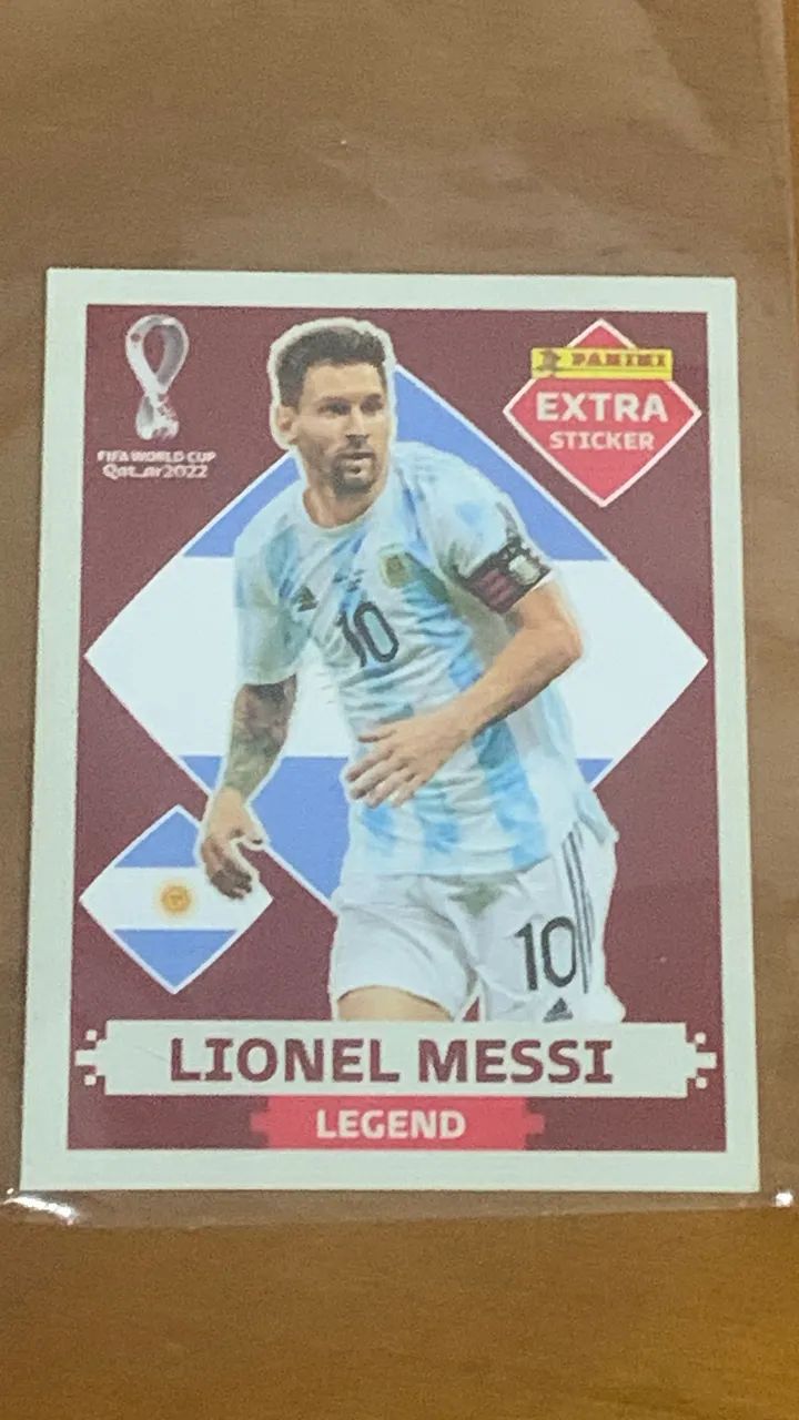 Figurinhas Extra Sticker Panini Copa do Mundo 2022 