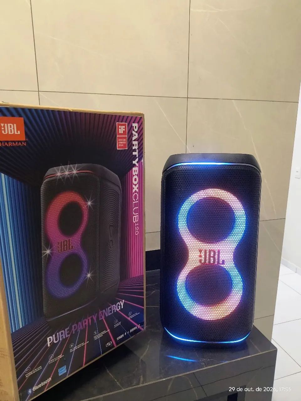 Jbl nova na caixa com nota fiscal 