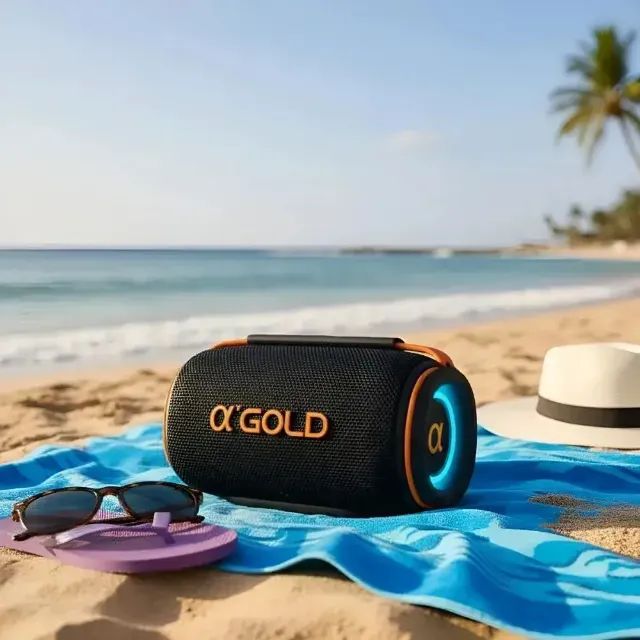 Caixa De Som Bluetooth A'Gold Pro SM-33 15W À Prova D'água - Nova - Foto 3