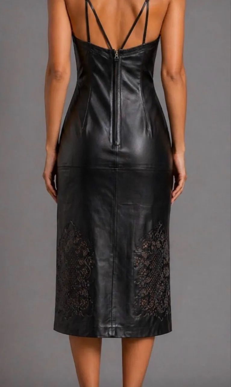 Vestido Animale couro - Foto 2
