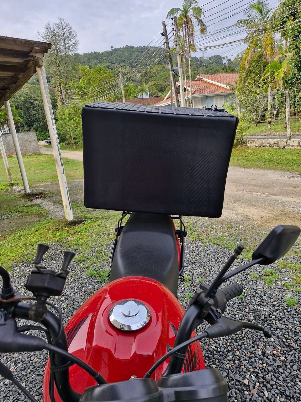 Baú grande para motos