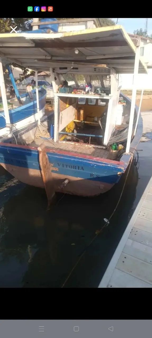 Barco de pesca(aceito troca) - Foto 2