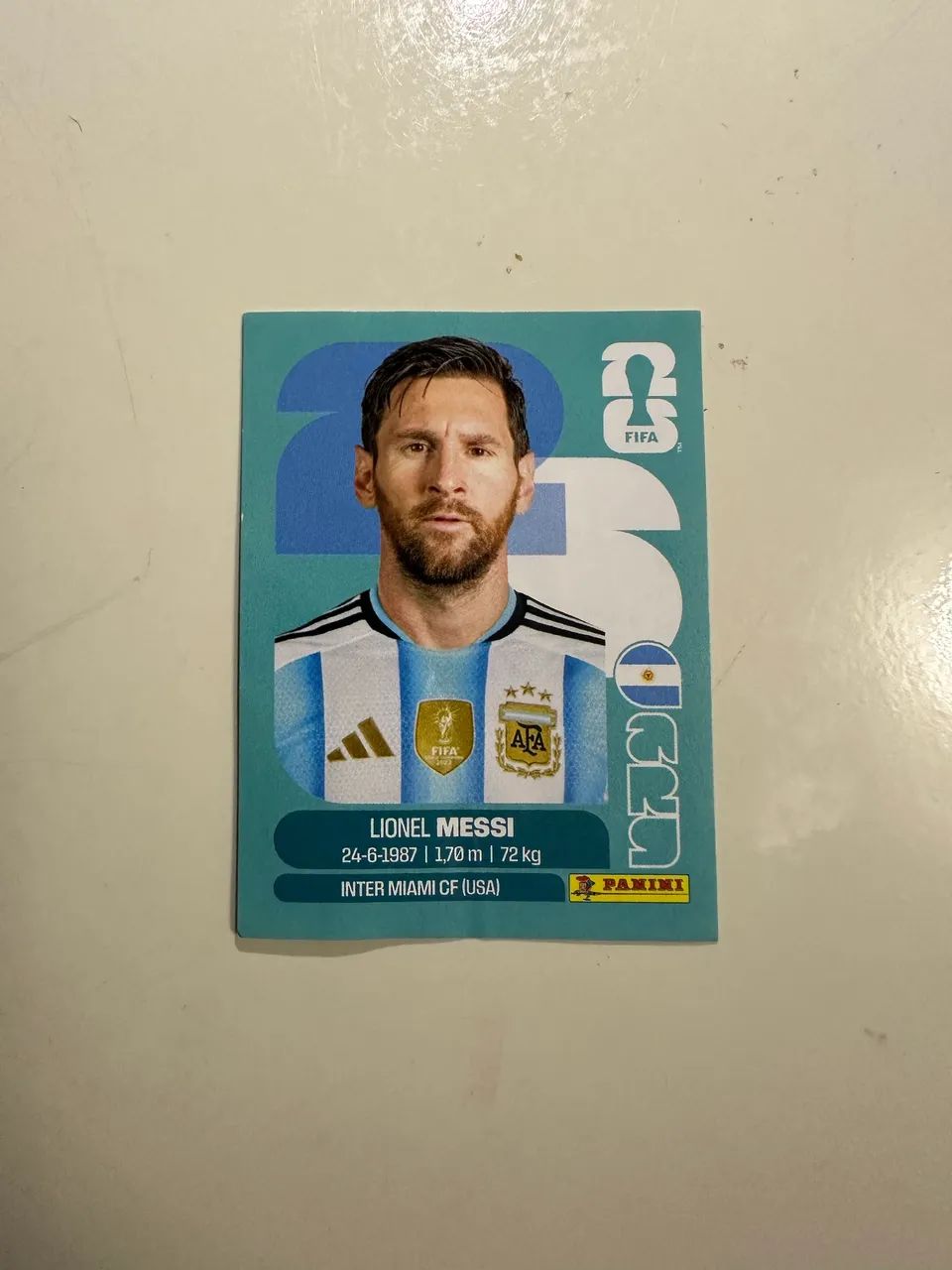 Messi - Figurinha Normal PANINI COPA 2026