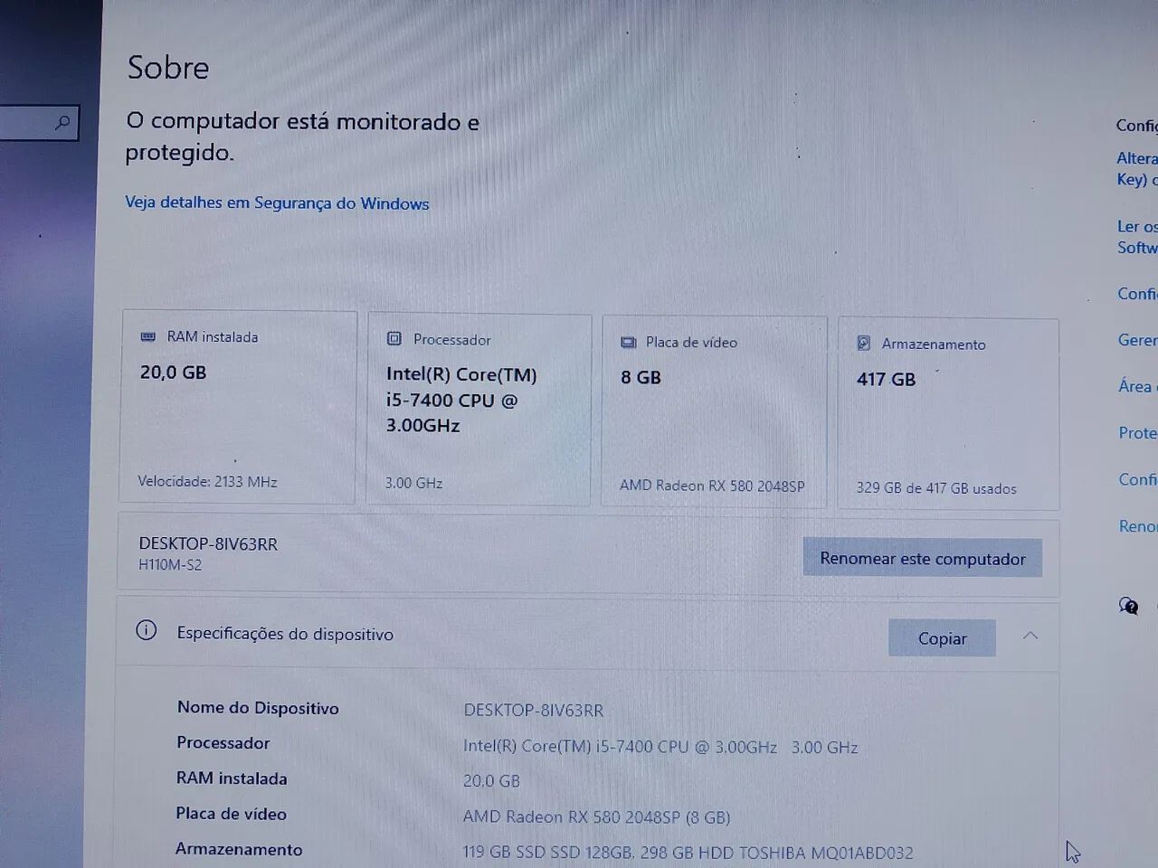 Vendo ou negócio Pc gamer completo 
