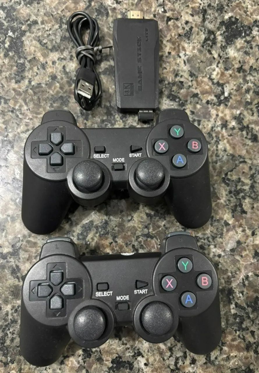 Jogo Gamer Stick - 02 controles - Excelente estado