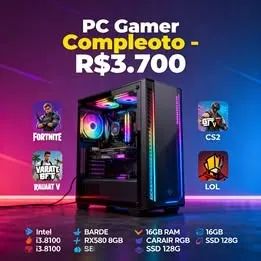 ? PC Gamer Completo - Pronto pra jogar! ?
