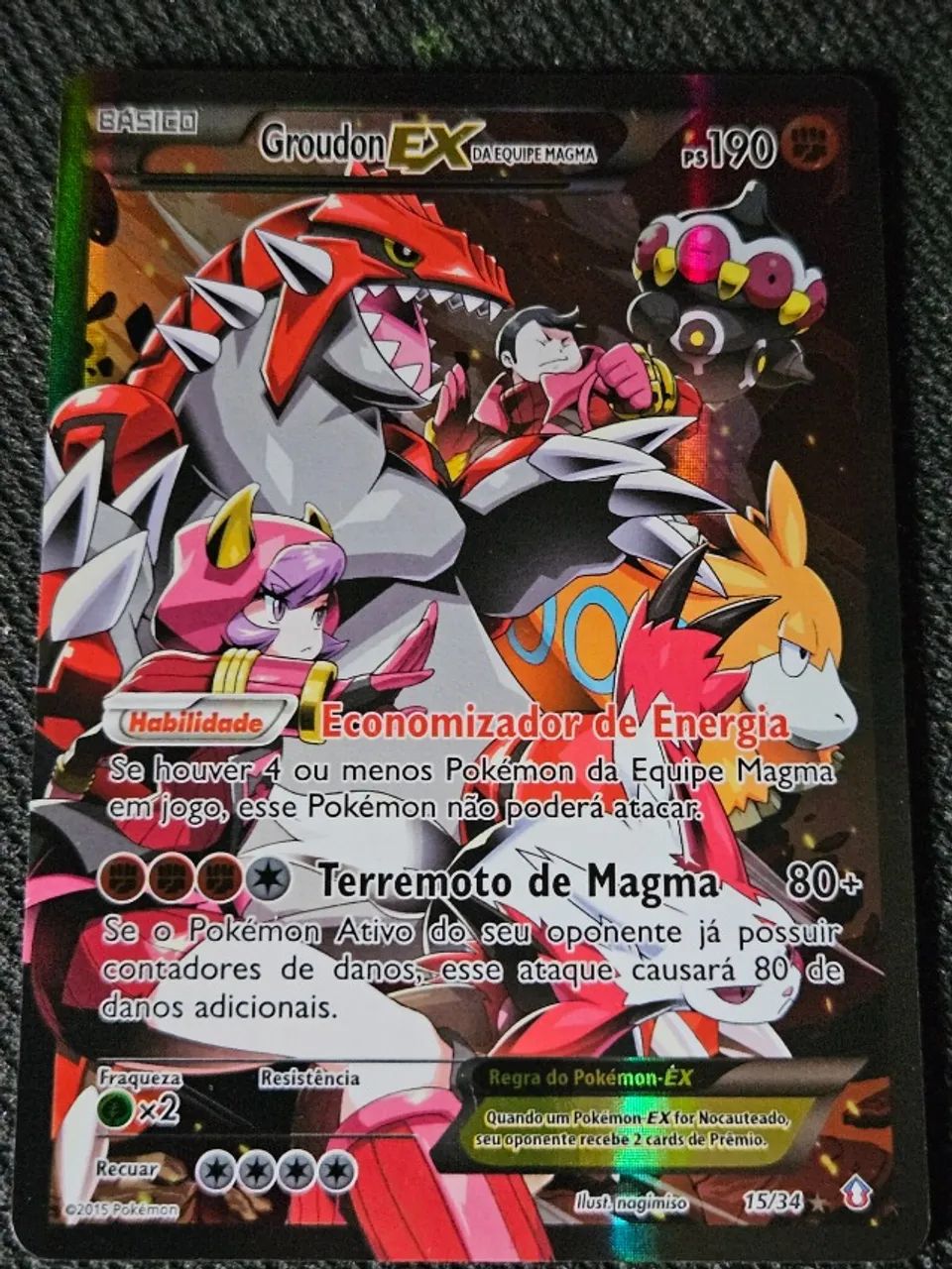 Duas Groudon-EX da Equipe Magma (15/34) - Foto 3
