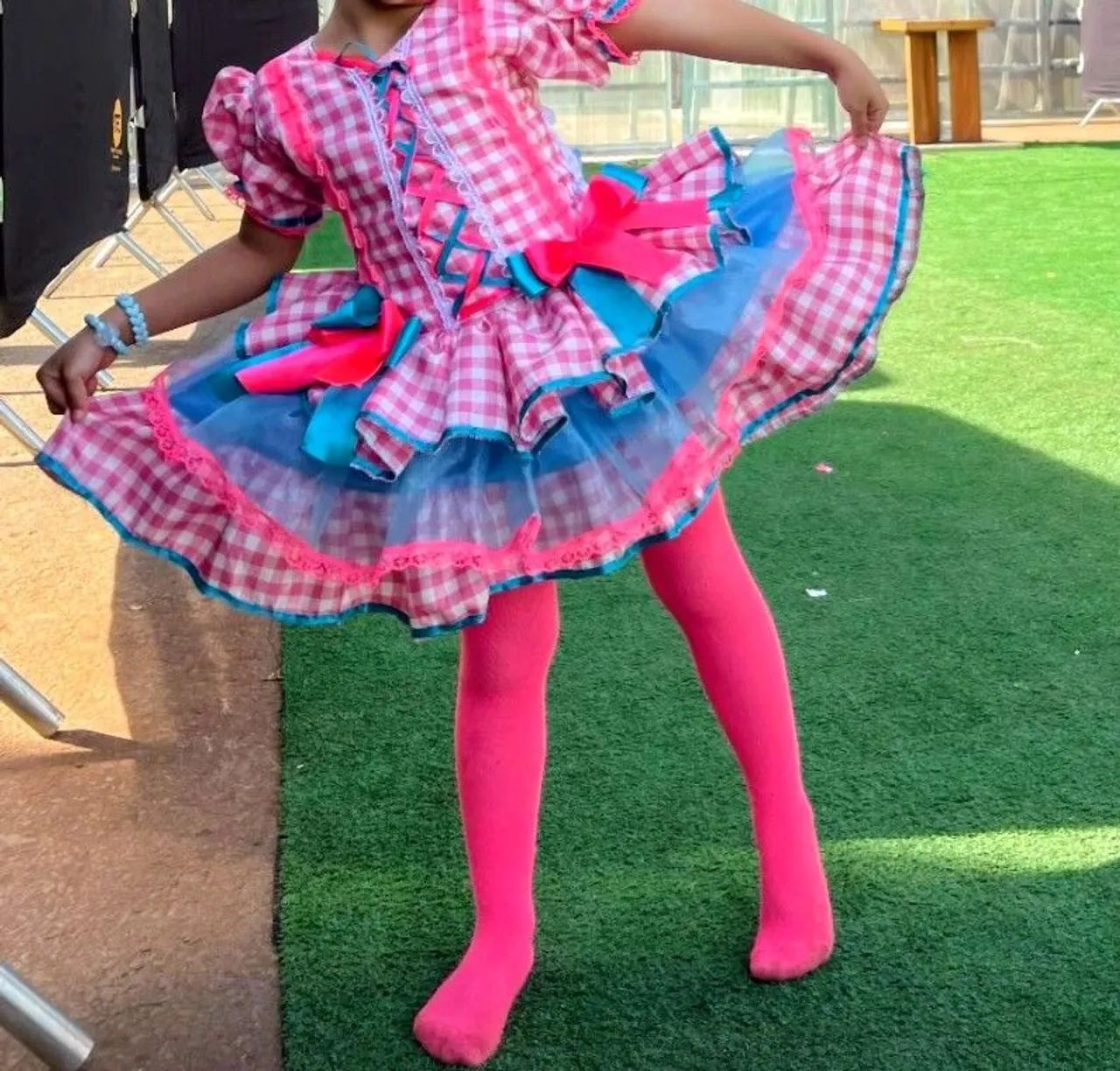 Vestido junino infantil 