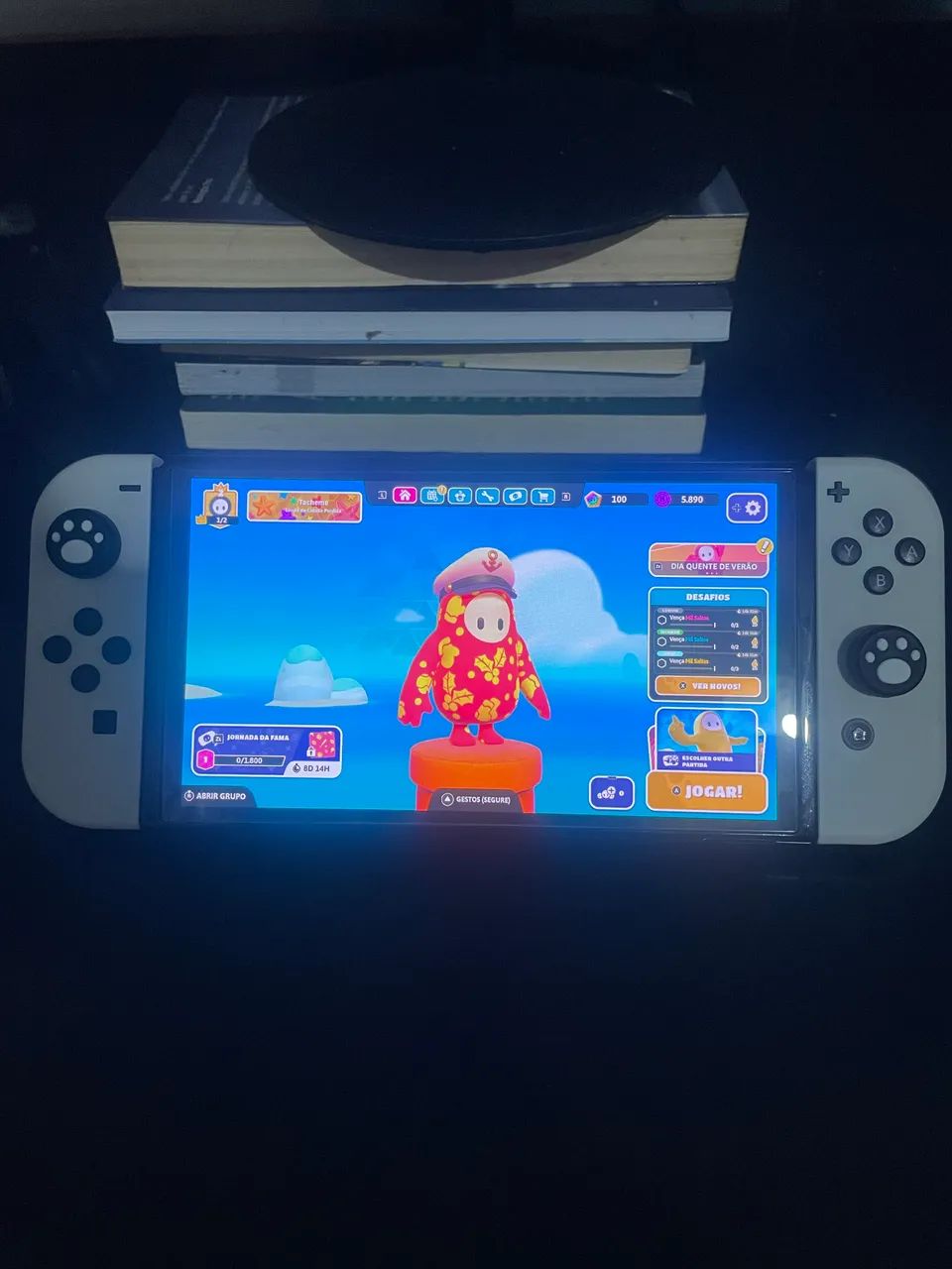 Nintendo Switch Oled Desbloqueado Usado - Foto 2