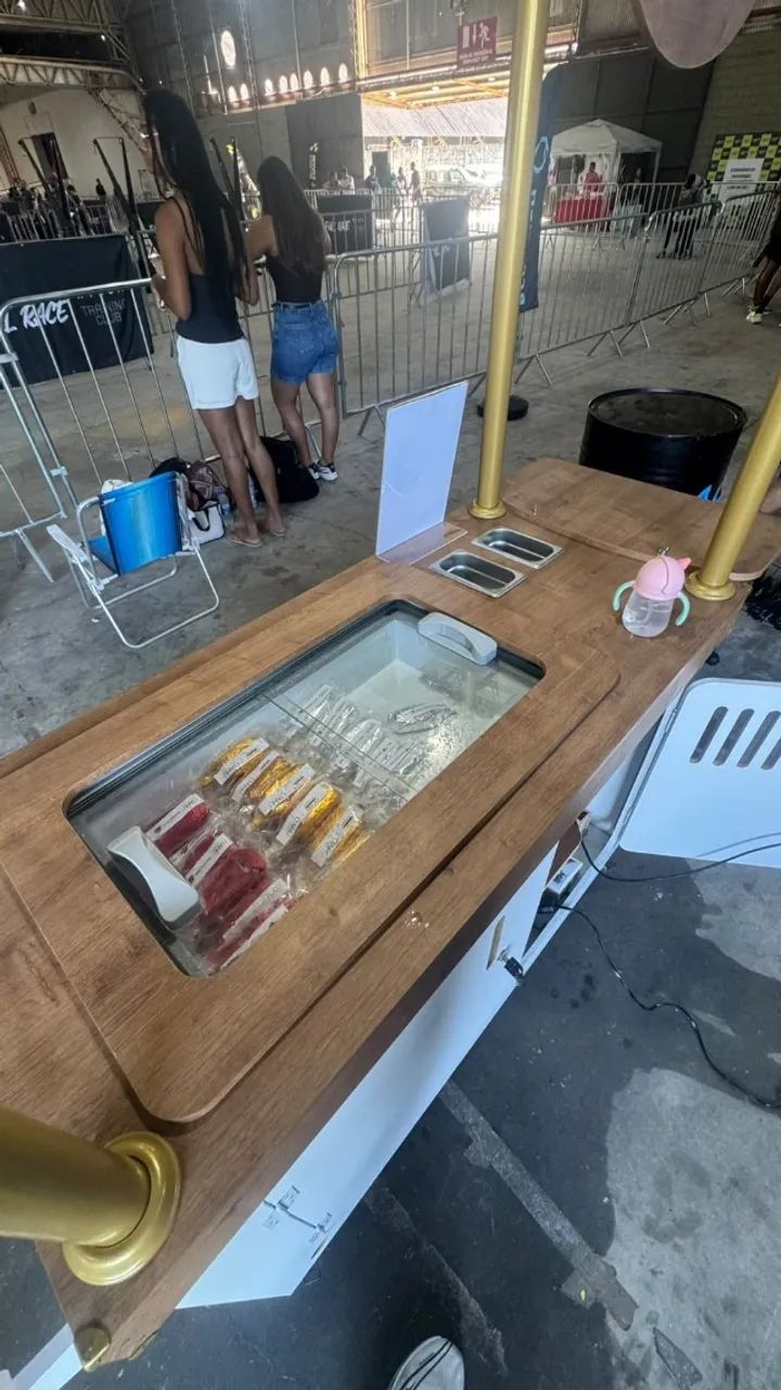 Carrinho Gourmet Profissional com Freezer - Sorvete, Gelato e Eventos - Foto 4