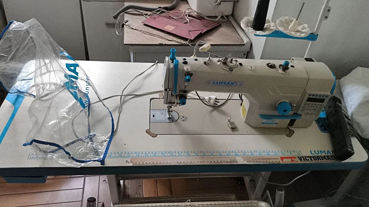 Máquina de Costura Industrial Lumak LU-9800-D4-TZ Eletrônica Completa - Foto 2