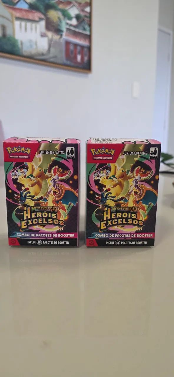 Pokémon Combo De Pacotes Megaevolução 2.5 Heróis Excelsos Pt - Foto 2