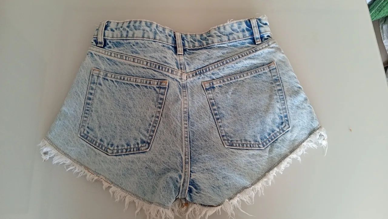 Short jeans Zara - Foto 4