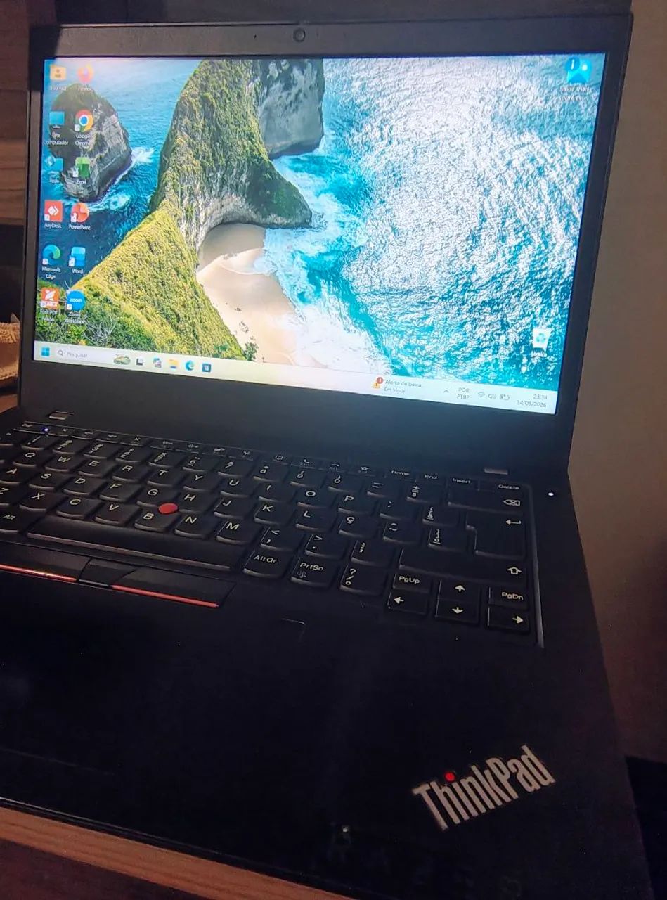Vendo Notebook Lenovo ThinkPad L14 - Preto - zerado - Foto 5