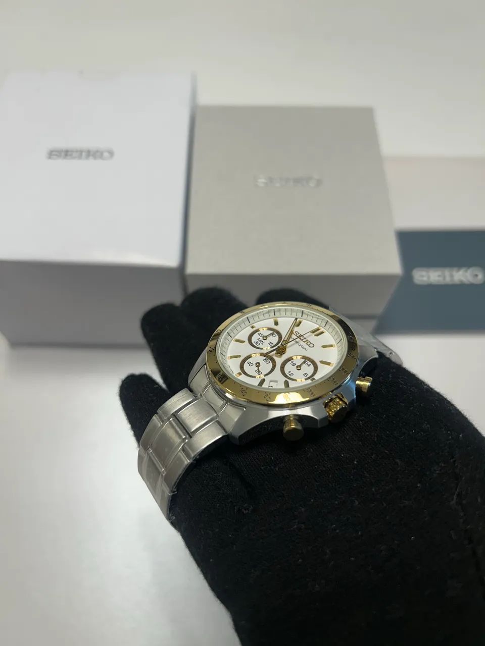 SEIKO SELECTION SBTR024 - CRONÓGRAFO ORIGINAL DO JAPÃO  - Foto 3