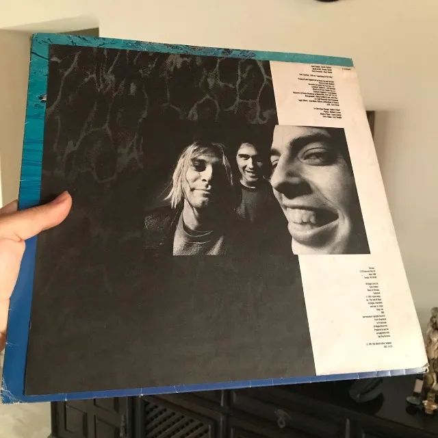 lp vinil - nirvana - nevermind - original 1991 - com encarte - Foto 4