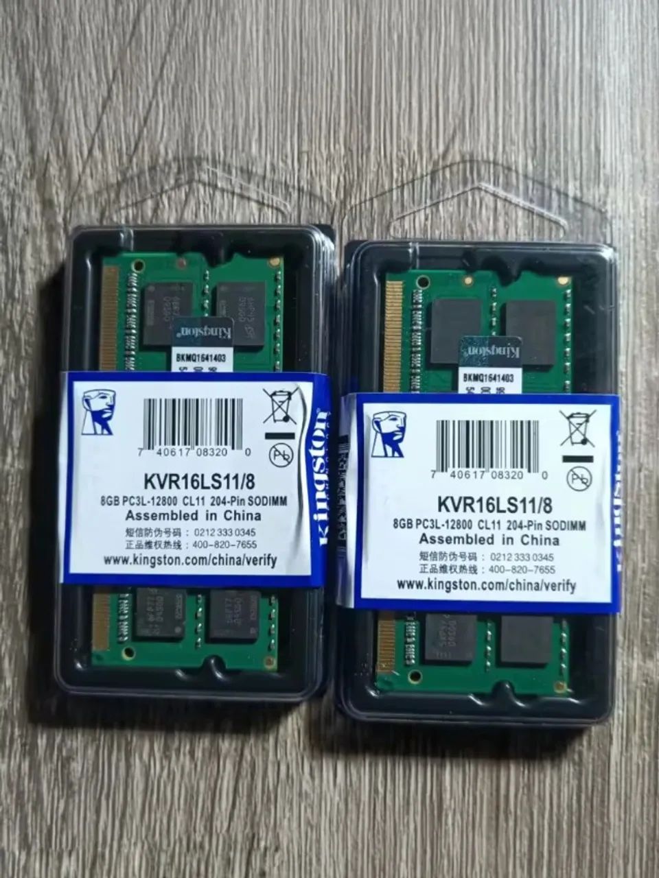 Memória RAM Kingston 8GB DDR3 para Notebook 1333 MHz