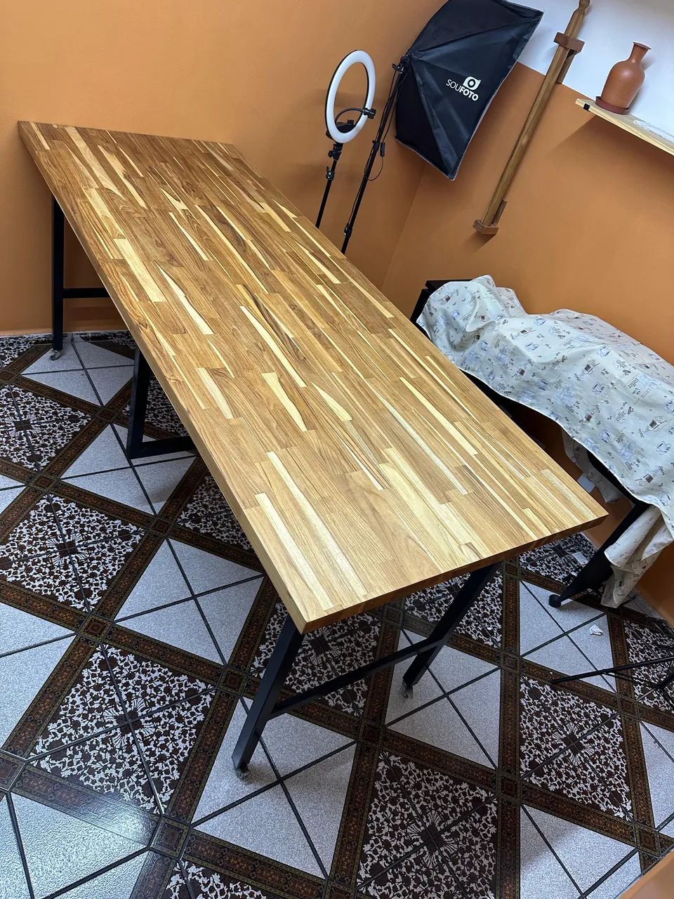 MESA DE MADEIRA TECA - PROFISSIONAL  - Foto 2