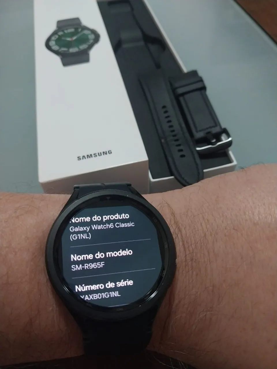 Galaxy Watch6 Classic LTE 44mm - IMPECÁVEL + 2 PULSEIRAS