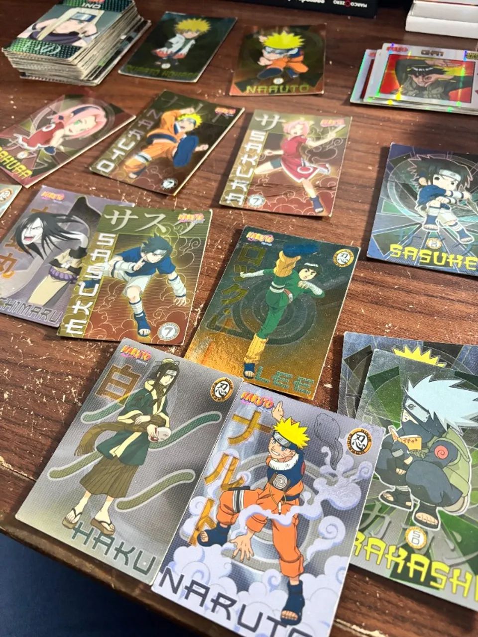 Naruto ninja rank cards Panini