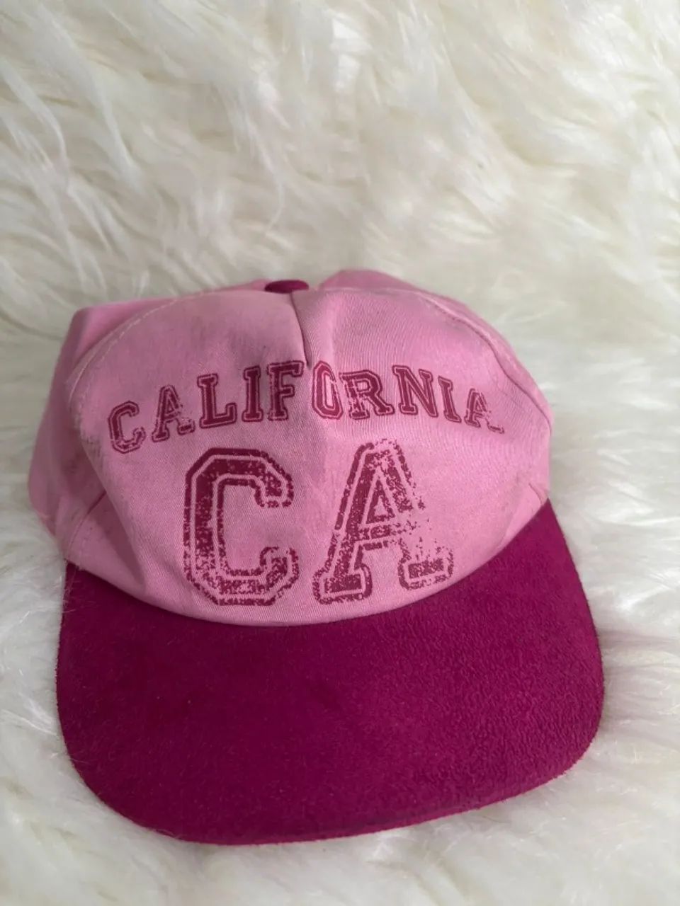 Boné Infantil California CA Rosa