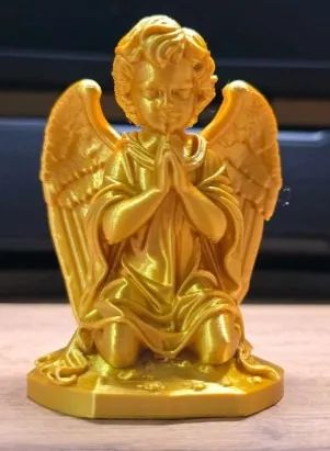 Estatueta Anjo Querubim em Oração - Impressão 3D - Foto 2