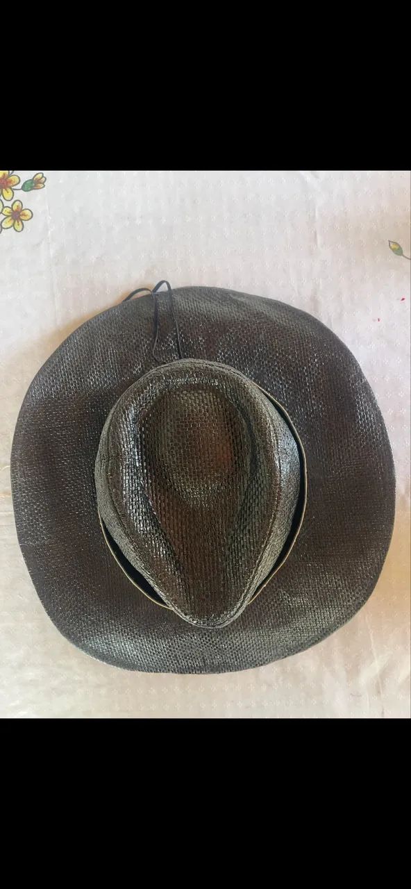 CHAPÉU PRETO COWBOY  VINDO DO TEXAS SADDLEBACK HATS - Foto 5