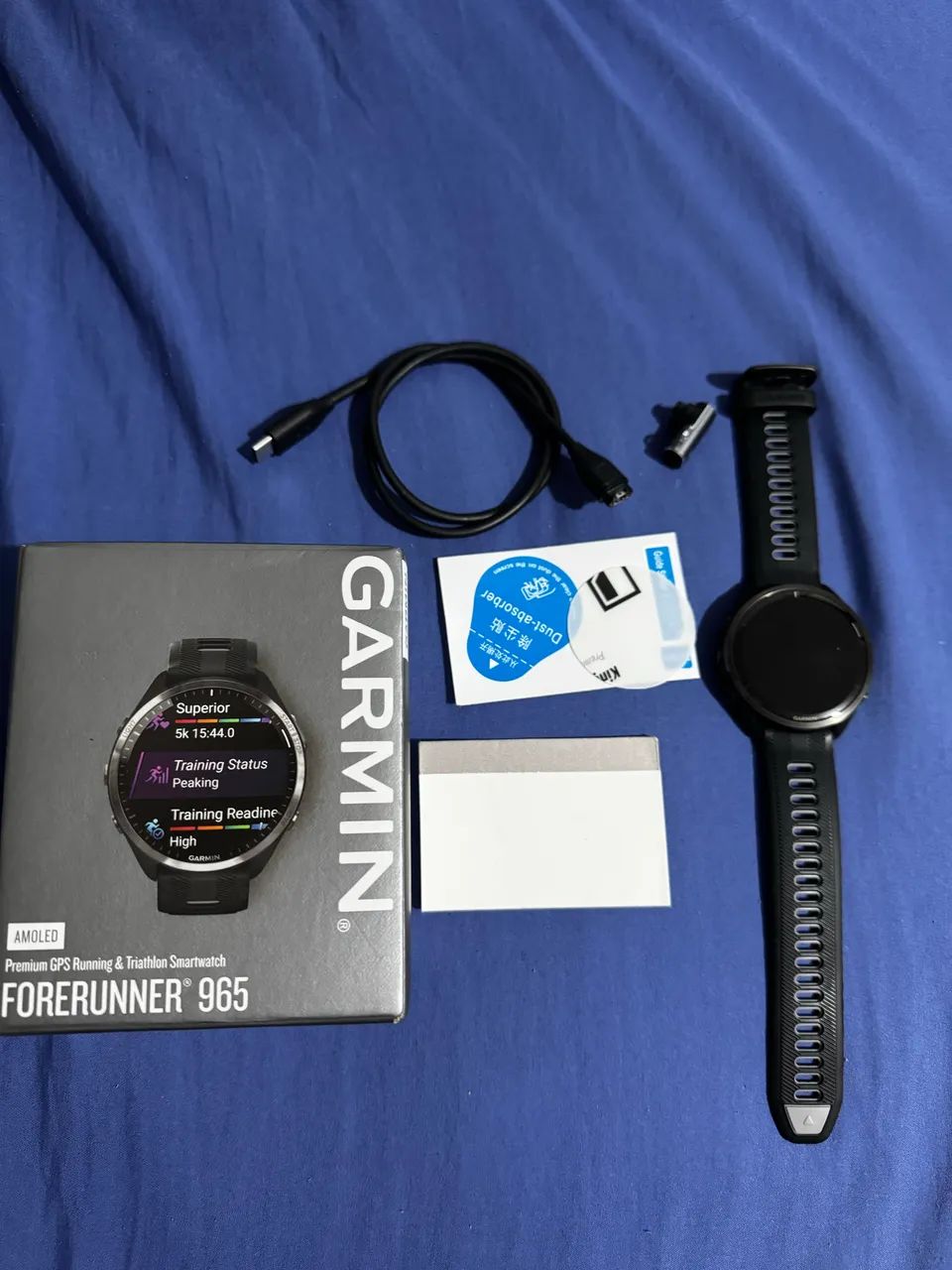 Smartwatch Garmin 965 forerunner 47mm preto