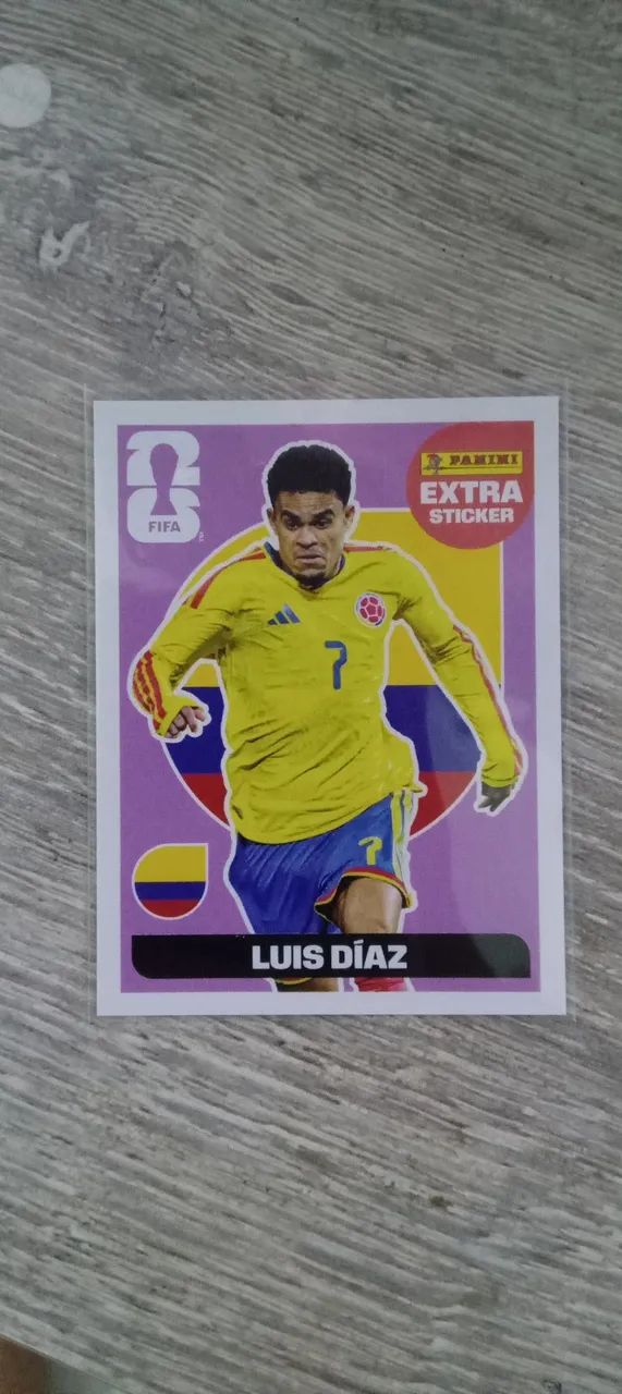 Figurinha legend copa 2026 Luís Diaz 