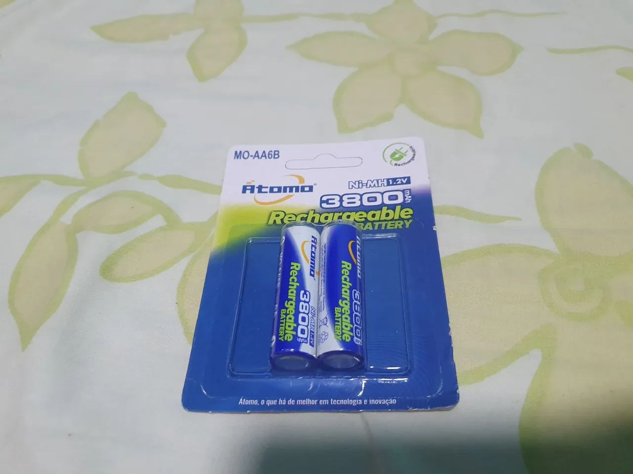 Pilhas recarregáveis AA 3.800mAh