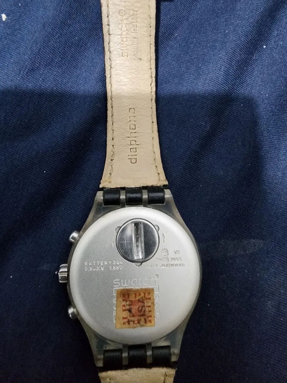 Relógio cronógrafo Swatch Irony Diaphane Chrono "Firestorm" - Foto 3