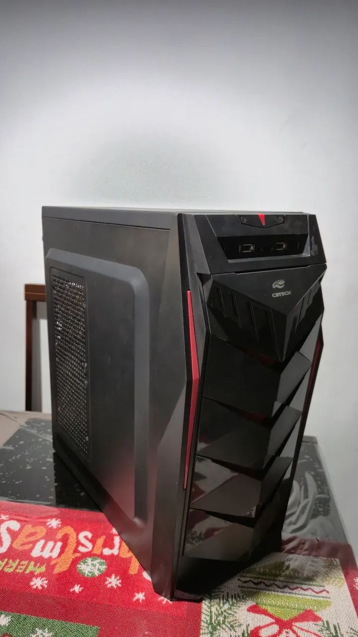 pc i310100f, placa mae h410m h e gabinete