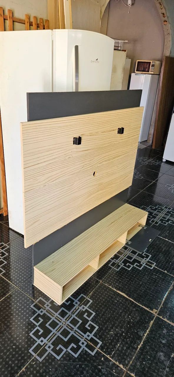 painel tv com nicho tv ate 43 polegadas - entrego  - Foto 3
