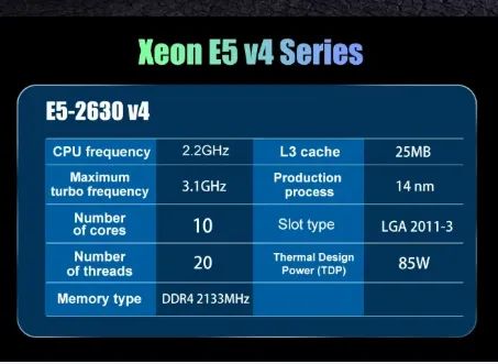 Xeon 2630 V4 10/20 + Pasta Térmica - Turbo Boost vPro - Foto 2