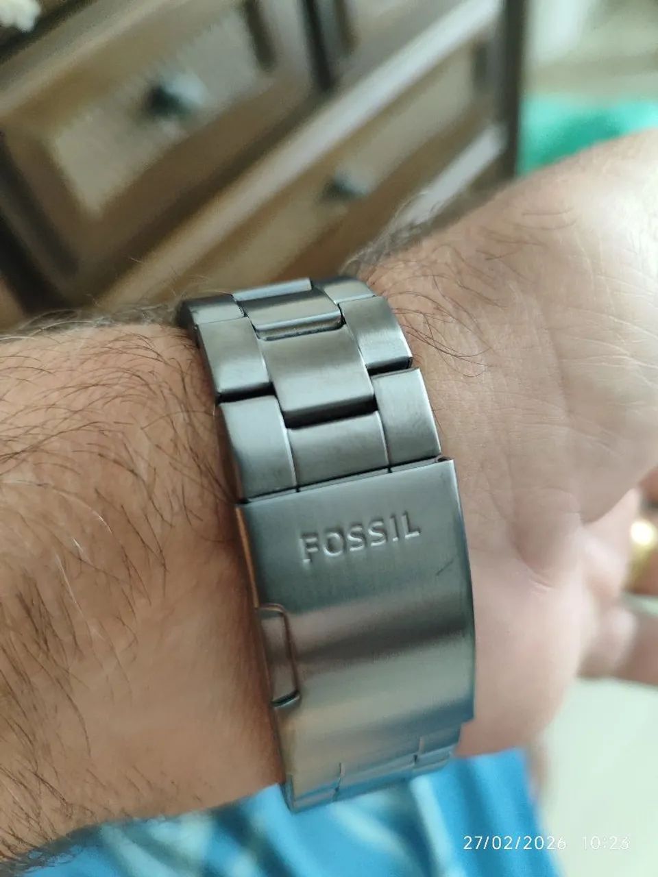 Lindo Relógio FOSSIL(EUA) Masculino cinza fosco - Foto 5