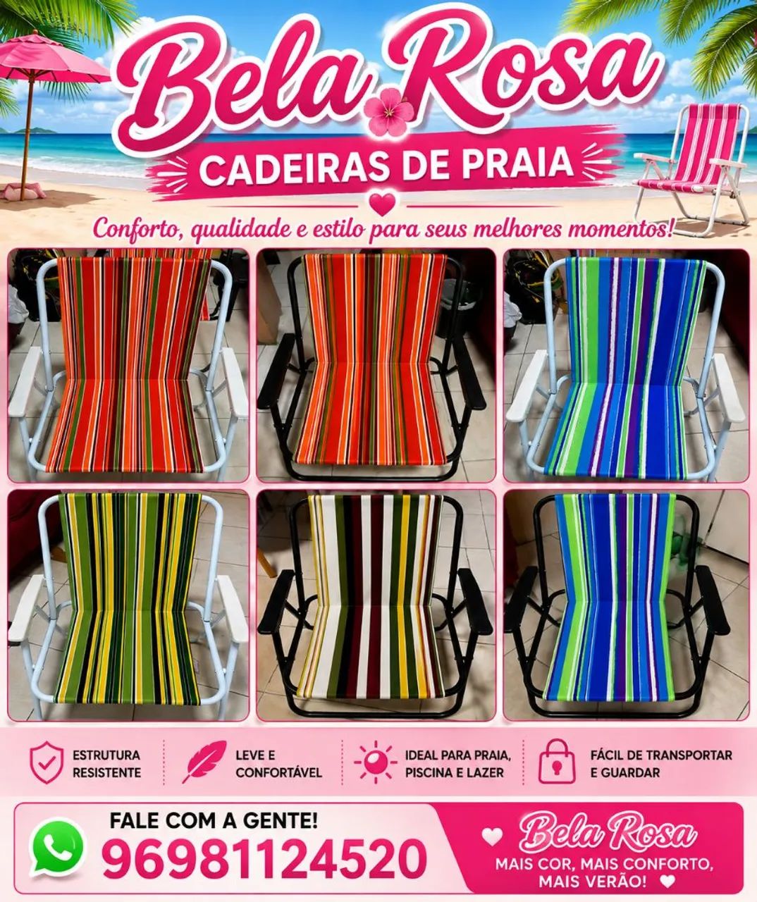 Cadeiras de praia 