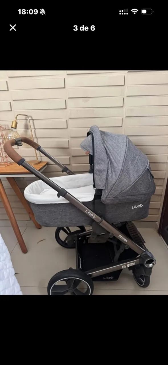 CARRINHO DE BEBÊ 3 em 1 - Foto 4