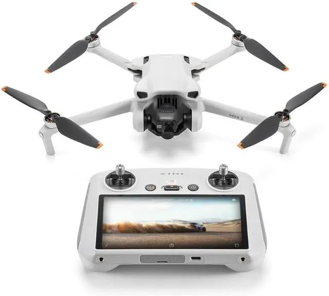 Drone DJI Mini 3 com tela e bateria Plus