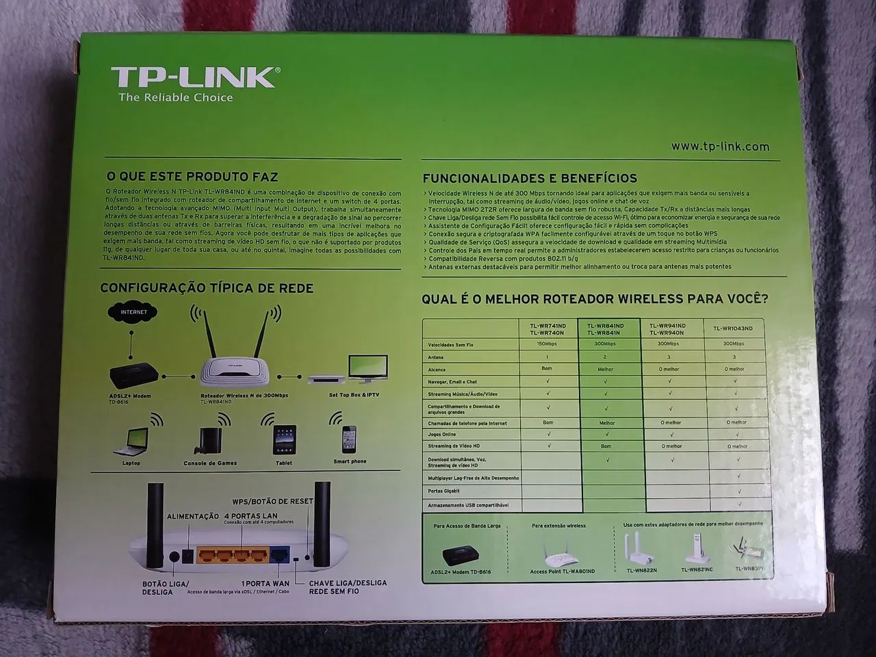 Roteador Wireless N300 MBPS TP-LINK - Foto 2